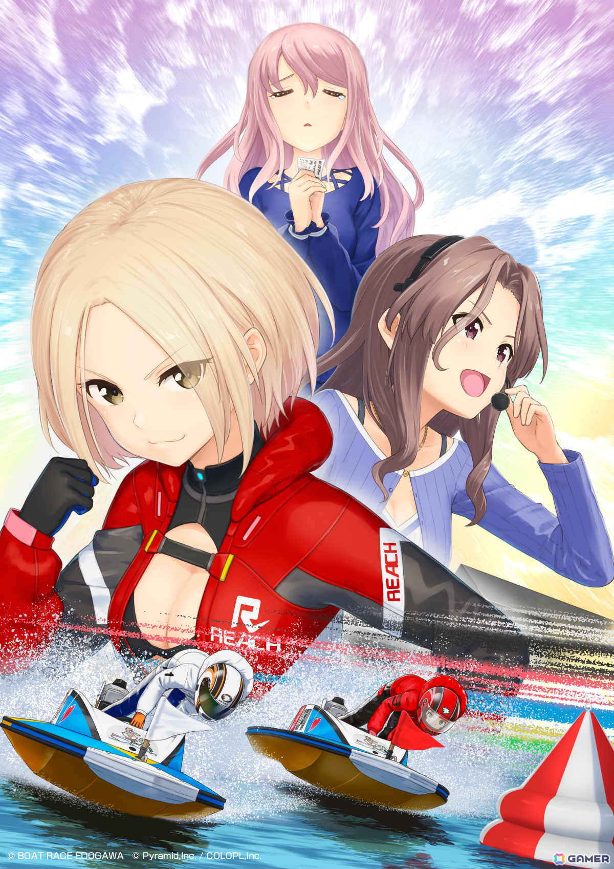 「アリス・ギア・アイギス」ボートレースをテーマにしたエピソードを楽しめる「BOAT RACE江戸川」とのコラボイベントが6月24日より開催!の画像