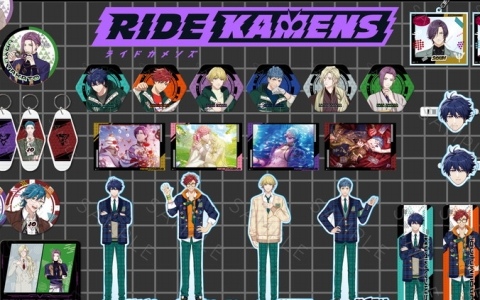 「ライドカメンズ」アクスタや前髪クリップの予約販売が開始!第1弾ではジャスティスライド、ウィズダムシンク、タワーエンブレムが登場