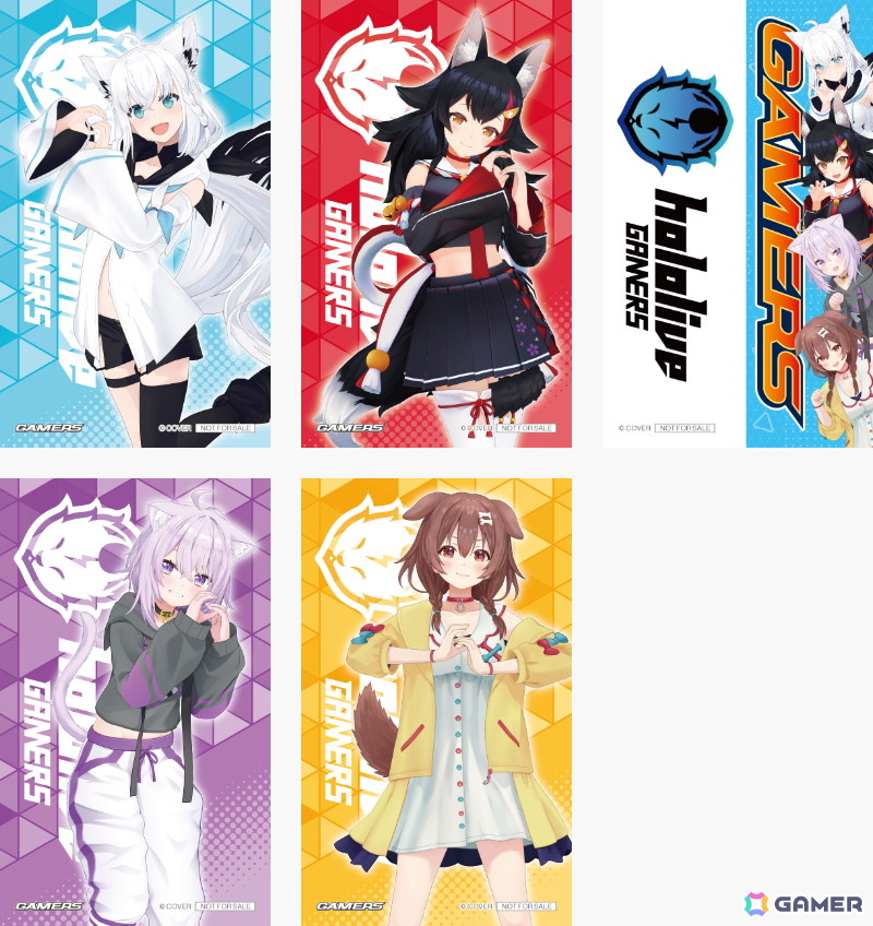 「hololive GAMERS×GAMERS ゲマゲマコラボフェア！」が7月1日よりゲーマーズで開催！撮り下ろし写真を使用したステッカーなどの購入特典もの画像