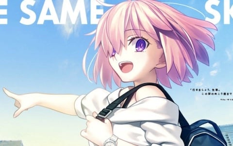 「FGO」全国縦断広告企画「OVER THE SAME SKY」が6月22日より実施！マシュのキービジュアルが先行公開