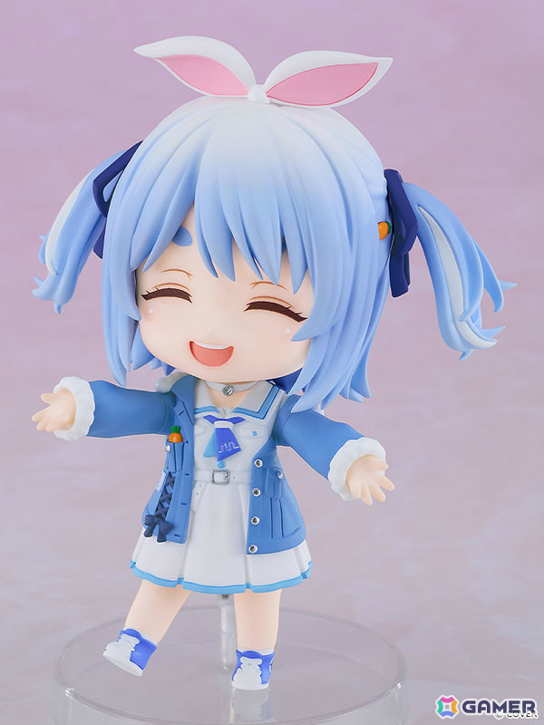 ホロライブ・兎田ぺこらさんが私服姿でねんどろいど化!興奮顔や牛乳パックなどのパーツも付属の画像