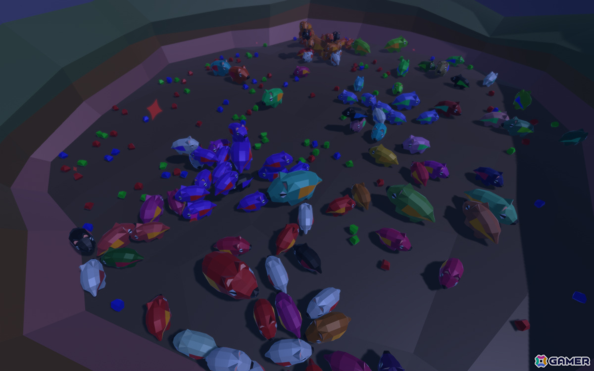 鉱石を食べる不思議な生き物をのんびり観察するゲーム「ALife」がSteamで6月27日にリリースの画像