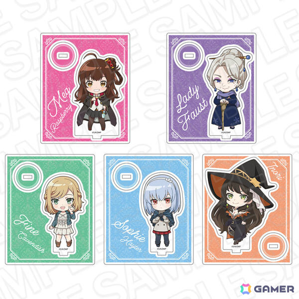 TVアニメ「ある魔女が死ぬまで」メグたちのデフォルメアクリルスタンドやミニアクリルアートなど新グッズが登場！の画像2