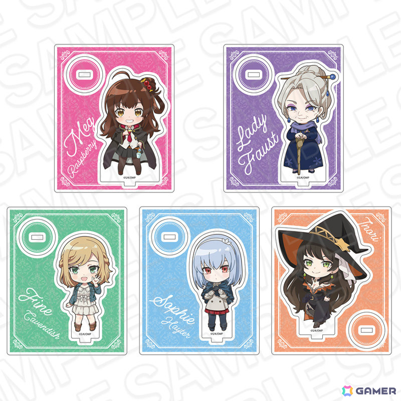 TVアニメ「ある魔女が死ぬまで」メグたちのデフォルメアクリルスタンドやミニアクリルアートなど新グッズが登場!の画像