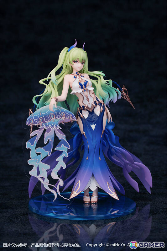 「崩壊3rd」より「メビウス ブルーコーラル Ver.」のフィギュアが登場！深海のように蒼く輝くドレス姿を再現の画像10