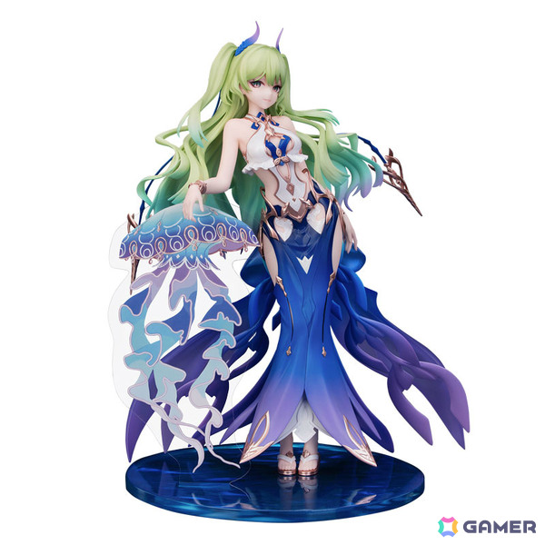 「崩壊3rd」より「メビウス ブルーコーラル Ver.」のフィギュアが登場！深海のように蒼く輝くドレス姿を再現の画像2