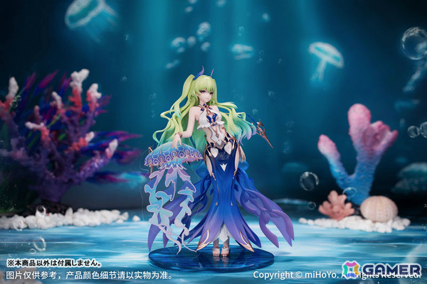 「崩壊3rd」より「メビウス ブルーコーラル Ver.」のフィギュアが登場！深海のように蒼く輝くドレス姿を再現の画像3