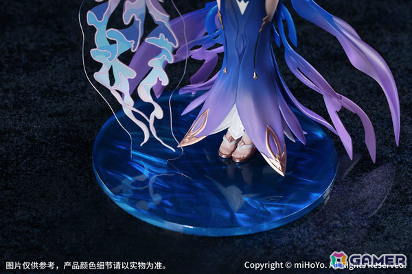 「崩壊3rd」より「メビウス ブルーコーラル Ver.」のフィギュアが登場！深海のように蒼く輝くドレス姿を再現の画像9