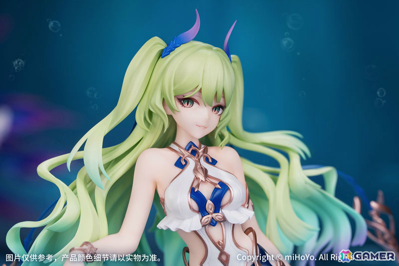 「崩壊3rd」より「メビウス ブルーコーラル Ver.」のフィギュアが登場！深海のように蒼く輝くドレス姿を再現の画像