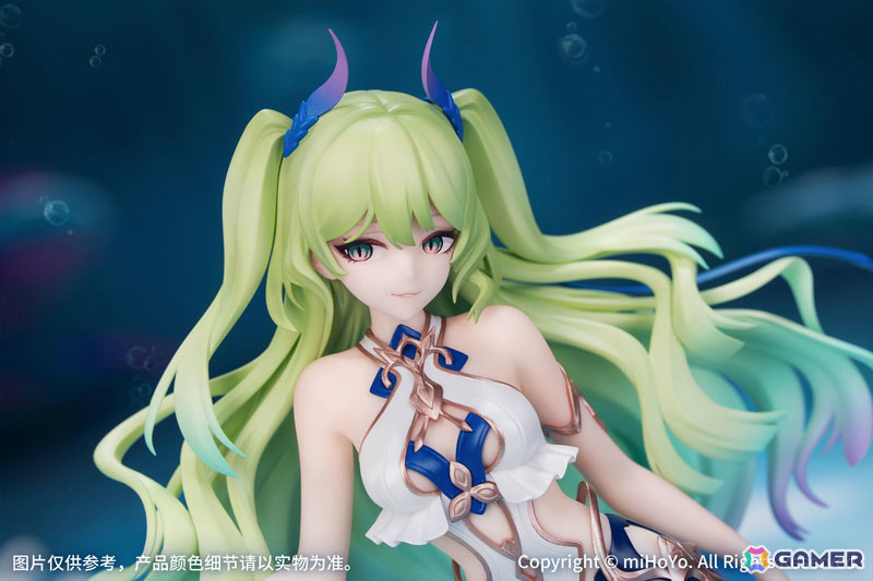 「崩壊3rd」より「メビウス ブルーコーラル Ver.」のフィギュアが登場！深海のように蒼く輝くドレス姿を再現の画像