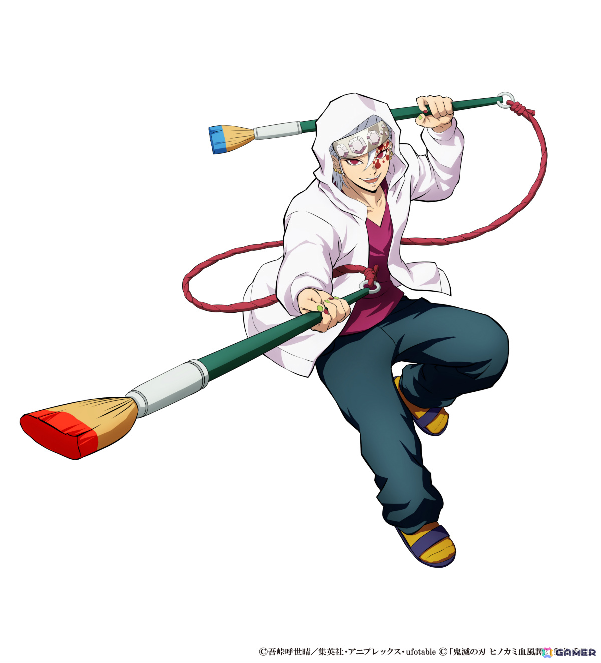 「鬼滅の刃 ヒノカミ血風譚2」キメツ学園より煉獄杏寿郎（CV：日野聡）、宇髄天元（CV：小西克幸）の紹介映像が解禁！の画像