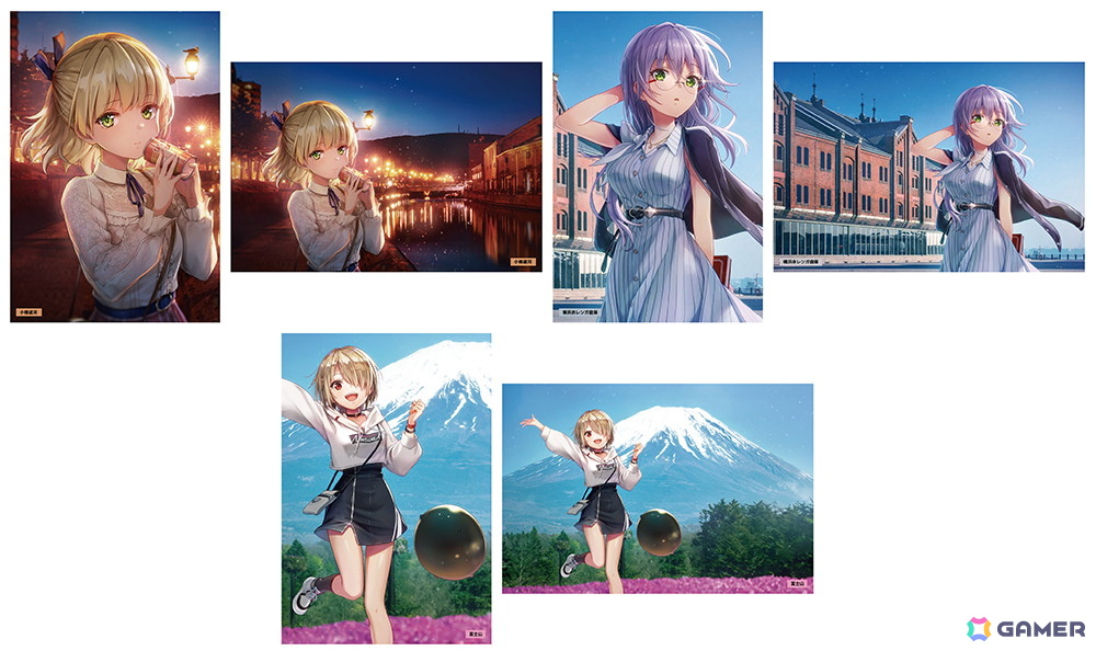 「ヘブバン」七瀬七海、和泉ユキ、茅森月歌が各地の名所を訪れる描き下ろしイラストを使用した新商品が登場!アニメイトでのフェアも同時開催の画像