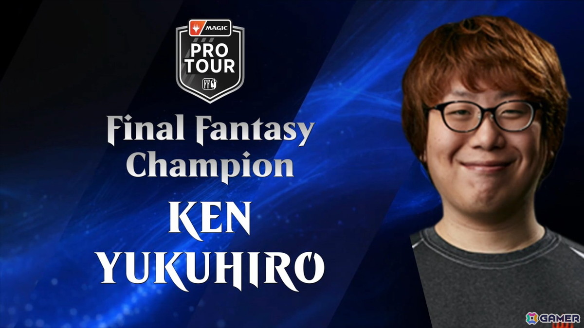 プロツアー「マジック:ザ・ギャザリング--FINAL FANTASY」で日本人プロプレイヤーの行弘賢選手が初優勝!の画像