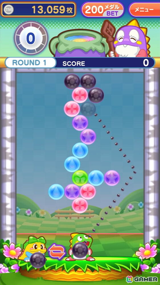 「パズルボブル」シリーズのスピンオフ最新作「パズルボブル グランパの宝の地図」がタイトーオンラインメダルに登場！の画像