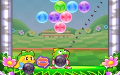 「パズルボブル」シリーズのスピンオフ最新作「パズルボブル グランパの宝の地図」がタイトーオンラインメダルに登場！