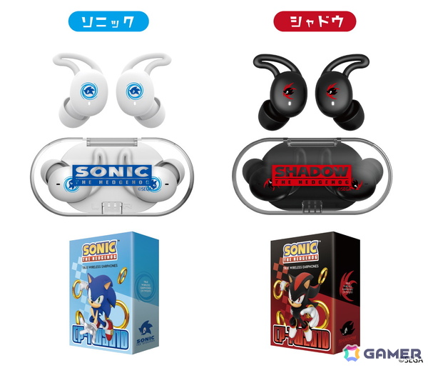 「ソニック・ザ・ヘッジホッグ」のSE音を搭載したコラボイヤホンが登場！「ソニック」「シャドウ」モデルがラインナップの画像2