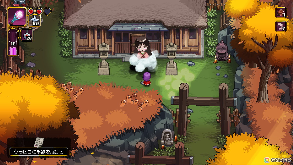 2D見下ろし型アクションゲーム「Outrider Mako ～露払いマコの見習帖～」がSteamで配信！BGM全20曲収録のサントラとバンドルもの画像3