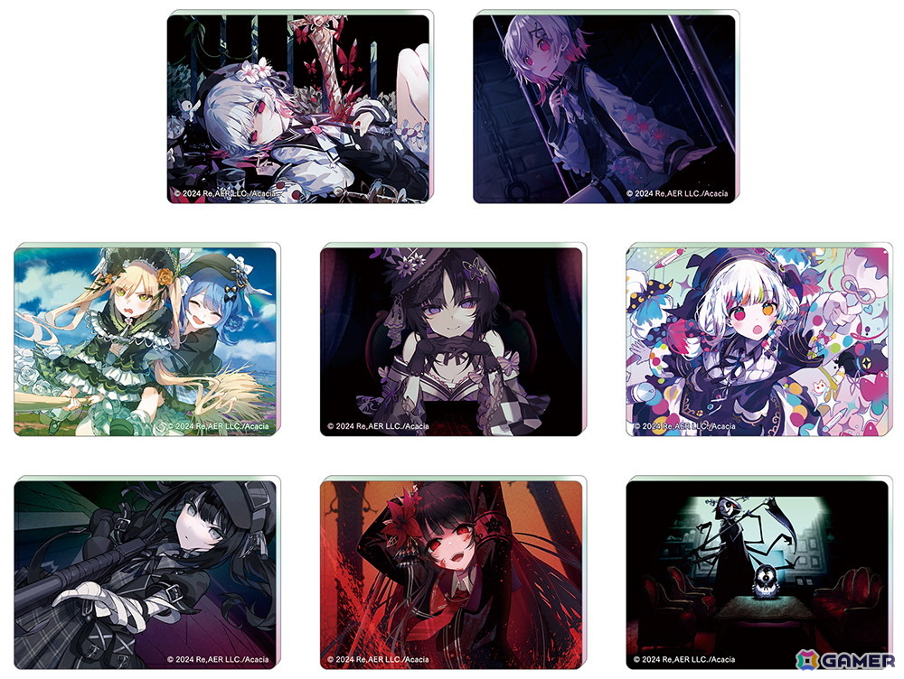「魔法少女ノ魔女裁判」のグッズがアニメイトで6月27日より販売!アクリルブロックやブックカバー、ゴクチョーぬいぐるみキーホルダーなどがラインナップの画像