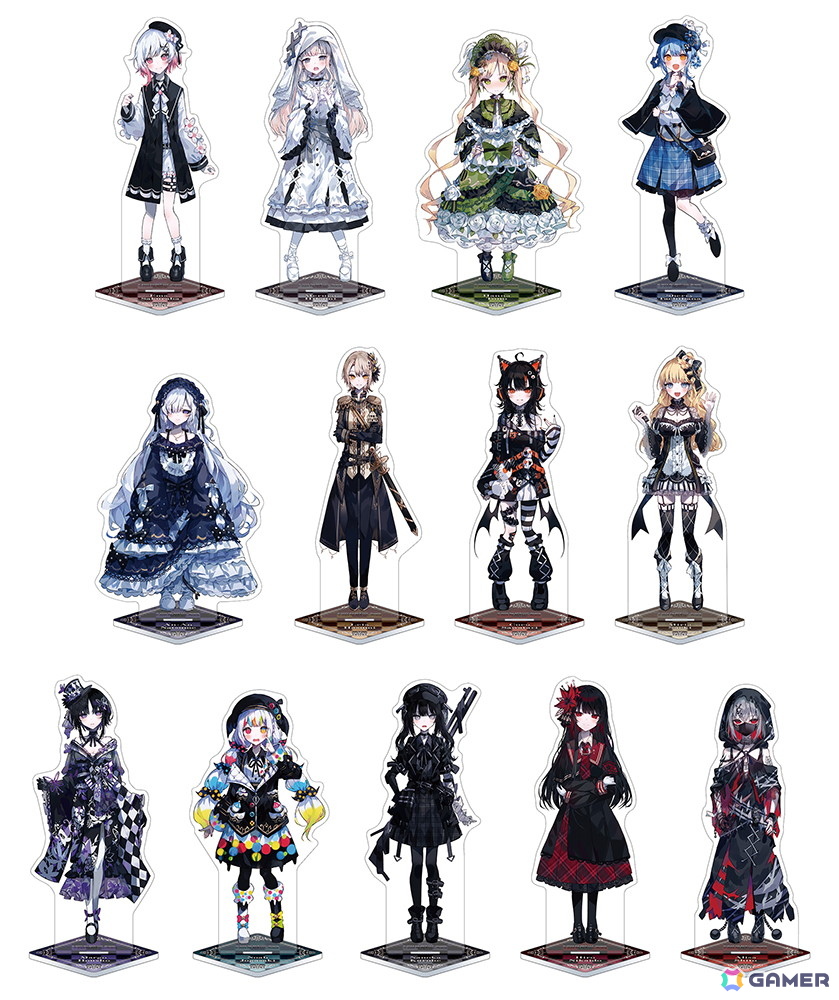 「魔法少女ノ魔女裁判」のグッズがアニメイトで6月27日より販売!アクリルブロックやブックカバー、ゴクチョーぬいぐるみキーホルダーなどがラインナップの画像