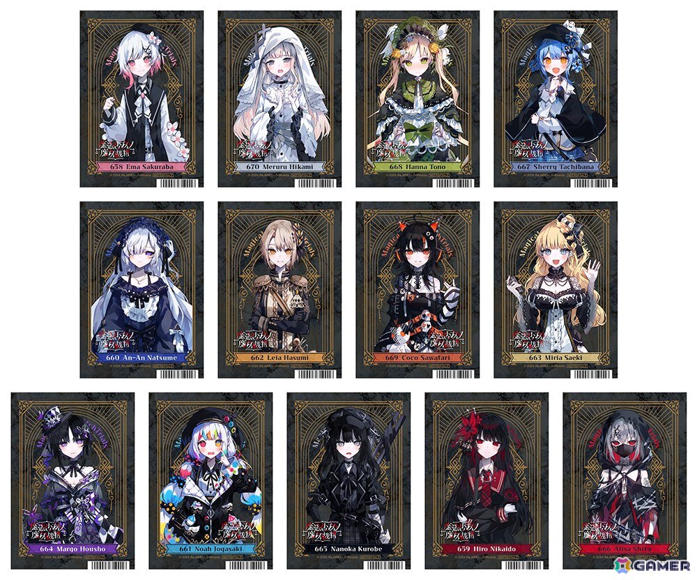 「魔法少女ノ魔女裁判」のグッズがアニメイトで6月27日より販売!アクリルブロックやブックカバー、ゴクチョーぬいぐるみキーホルダーなどがラインナップの画像