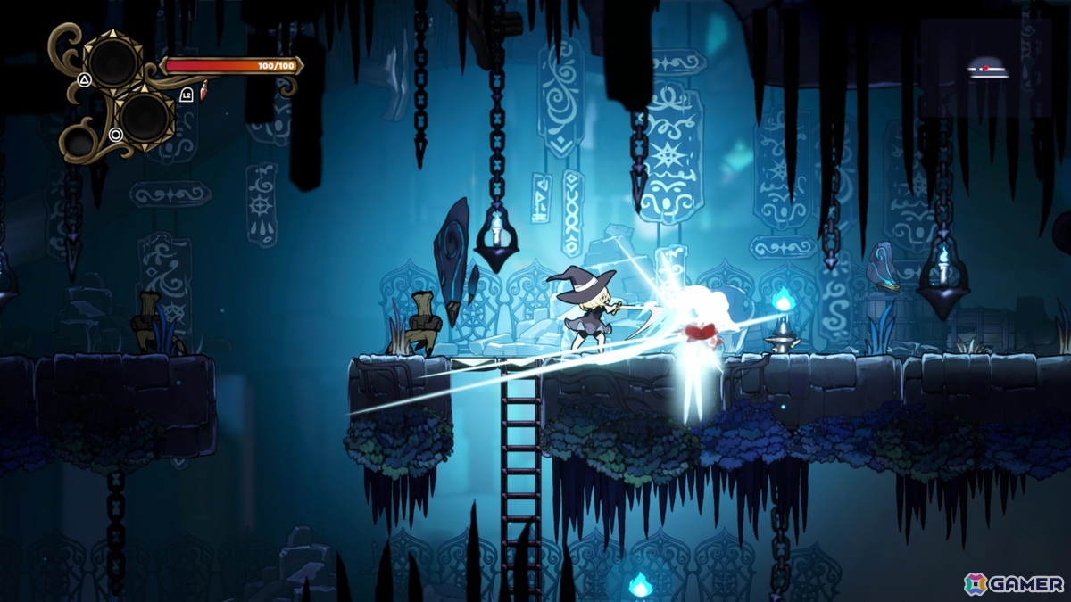 マルチプレイ可能なメトロイドヴァニア×ローグライクゲーム「Never Grave: The Witch and The Curse」が正式版としてリリース決定!の画像