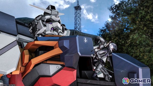 「バトオペ2」にGQuuuuuuXと白いガンダムが参戦決定！記念PVでは赤いガンダムと共闘するGQuuuuuuXの姿もの画像2
