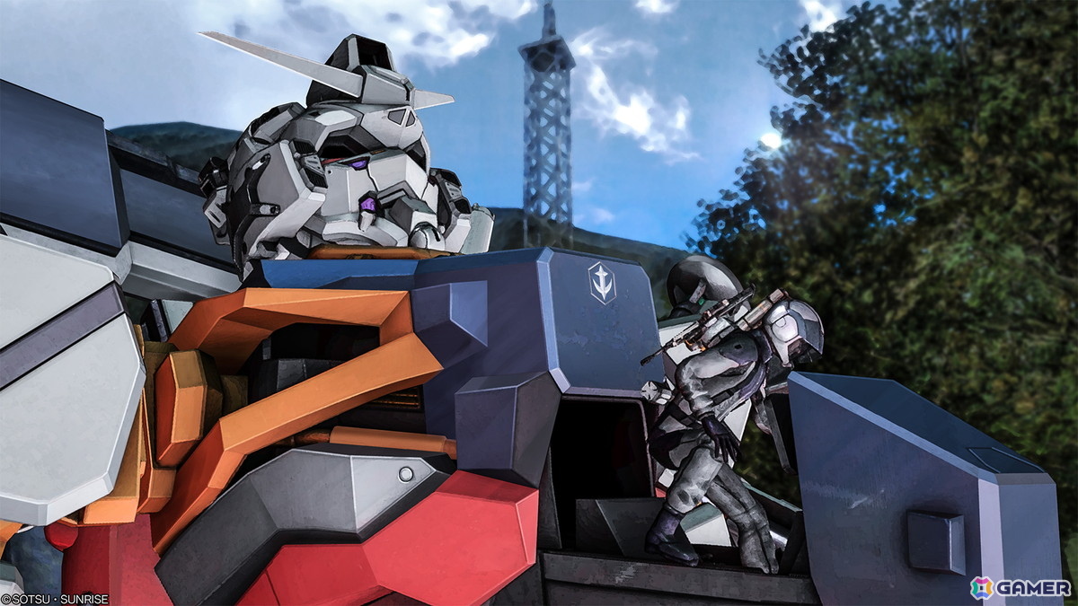 「バトオペ2」にGQuuuuuuXと白いガンダムが参戦決定!記念PVでは赤いガンダムと共闘するGQuuuuuuXの姿もの画像