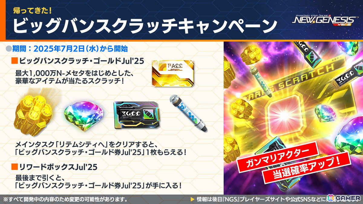 「PSO2 ニュージェネシス」で「東方Project」コラボが決定!2025年後半のロードマップや諸星すみれさん、宮本侑芽さん、川島得愛さんゲストの公開生放送もの画像