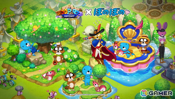 「ウパルオデッセイ」で「ぼのぼの」とのコラボが6月26日より開催！ぼのぼのと仲間たちやコラボ装飾アイテムが登場の画像1