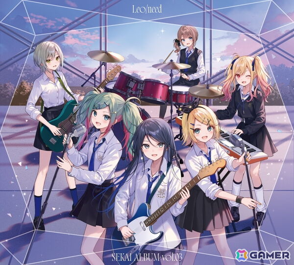 「プロセカ」より「Leo/need SEKAI ALBUM vol.3」が発売！「サマータイムレコード」などを含む全12曲を収録の画像