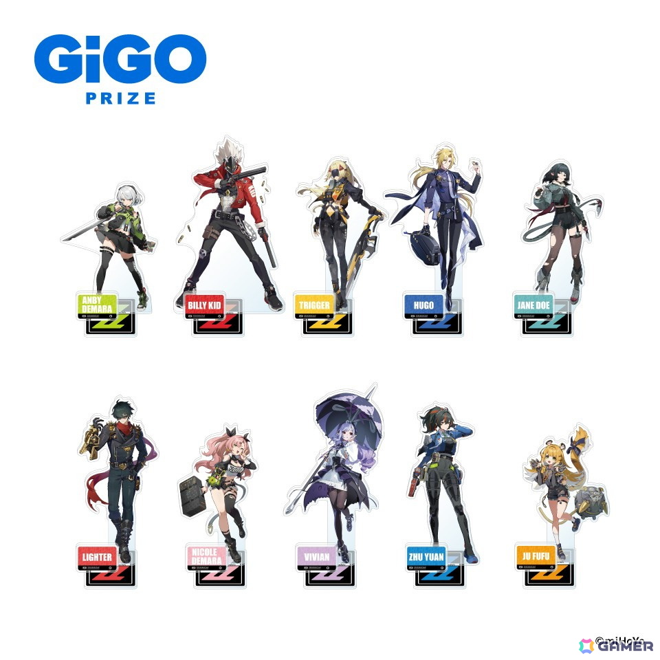 「ゼンレスゾーンゼロ×GiGO キャンペーン」が7月4日より開催!アクスタやクッションなどのクレーンゲーム景品やコラボポップコーンなどが登場の画像