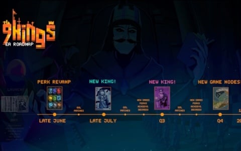 王国建設ローグライク「9 Kings」早期アクセスのロードマップが公開！新たな王やカード、ゲームモードが実装