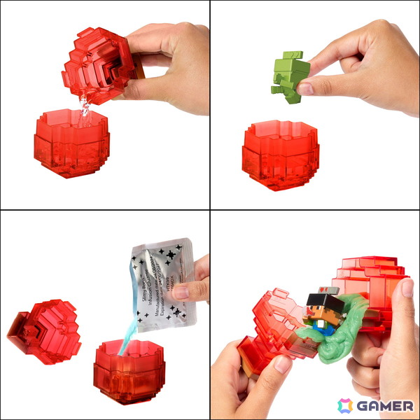 「マイクラ」のフィギュアシリーズ4製品が6月28日より順次発売！スライムからフィギュアが出てくるポーション型グッズや桜バイオームをイメージしたフィギュアなどが登場の画像3