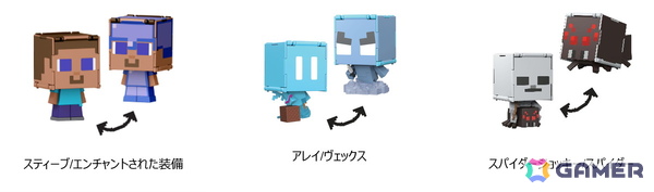 「マイクラ」のフィギュアシリーズ4製品が6月28日より順次発売！スライムからフィギュアが出てくるポーション型グッズや桜バイオームをイメージしたフィギュアなどが登場の画像7