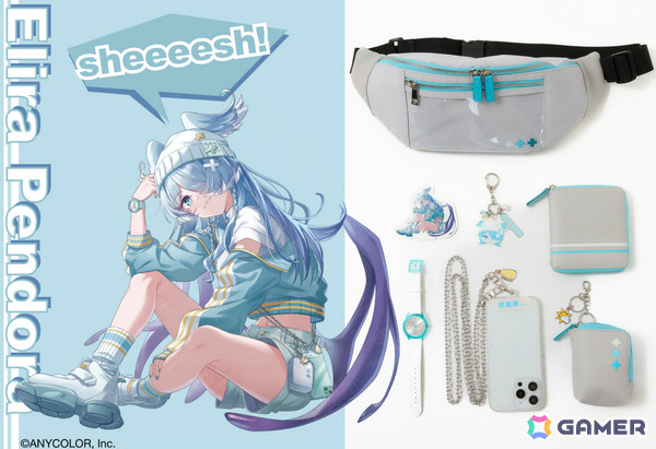 「NIJISANJI EN」闇ノシュウさん＆エリーラペンドラさんのファッショングッズが登場！日常使いできるバッグ、腕時計、財布やスマホストラップ、フォンタブなどの画像6