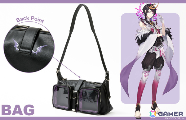 「NIJISANJI EN」闇ノシュウさん＆エリーラペンドラさんのファッショングッズが登場！日常使いできるバッグ、腕時計、財布やスマホストラップ、フォンタブなどの画像8
