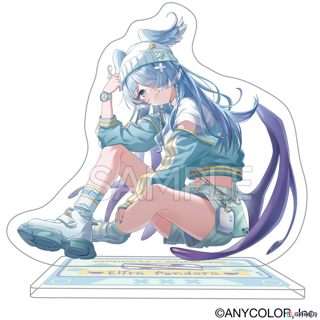 「NIJISANJI EN」闇ノシュウさん&エリーラペンドラさんのファッショングッズが登場!日常使いできるバッグ、腕時計、財布やスマホストラップ、フォンタブなどの画像