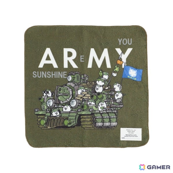 「にゃんこ大戦争」よりグッズ「YOU ARE MY SUNSHINE」コレクションが発売！超撃滅戦車ギガパルドなどをモチーフにしたTシャツやトートバッグなどの画像6