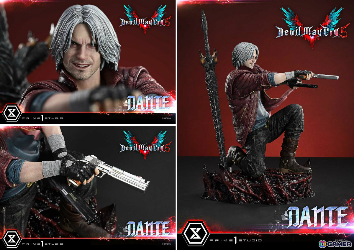 「デビル メイ クライ 5」ダンテとバージルの1/6スケールスタチューが登場!「“大当たり(ジャックポット)”!」の共闘シーンも再現可能の画像