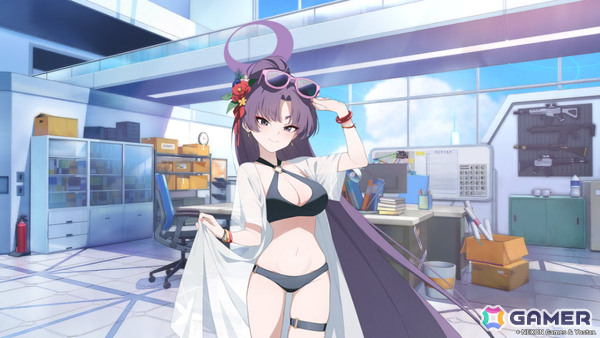 「ブルアカ」水着姿のユカリ、キキョウ、レンゲがピックアップ募集に登場！イベント「百ヨリ出ズル一輪ノ～いざ尋常に、水上勝負～」も開催の画像