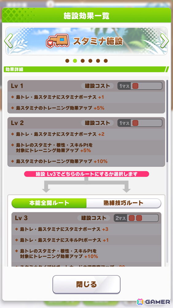 「ウマ娘」新育成シナリオ「無人島へようこそ -DESIGN YOUR ISLAND-」を先行体験！無人島の開拓を進めて“島トレーニング”で一気に強化しようの画像