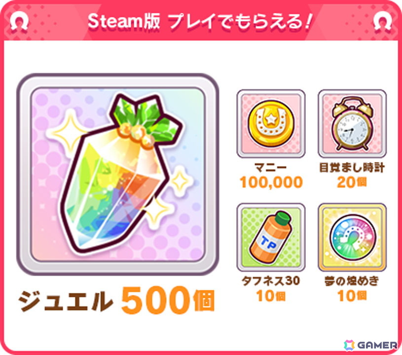 Steam版「ウマ娘 プリティーダービー」が正式サービス開始！プレイでジュエルがもらえる応援キャンペーンも開催の画像