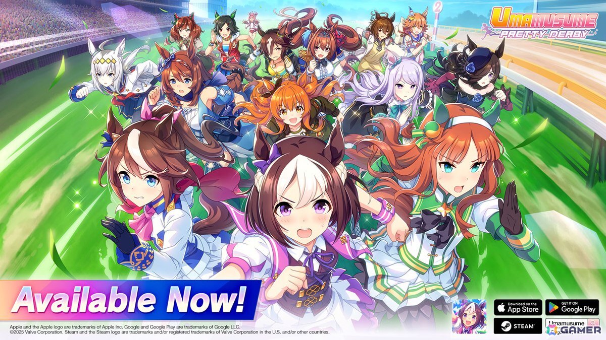 Steam版「ウマ娘 プリティーダービー」が正式サービス開始！プレイでジュエルがもらえる応援キャンペーンも開催の画像