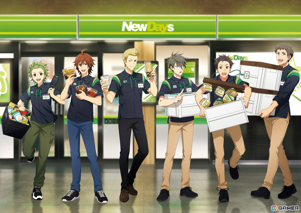 「アイドルマスター SideM」駅で働くアイドルたちの描きおろしコラボグッズが7月4日よりNewDaysで順次販売！の画像
