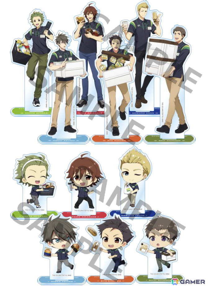 「アイドルマスター SideM」駅で働くアイドルたちの描きおろしコラボグッズが7月4日よりNewDaysで順次販売！の画像