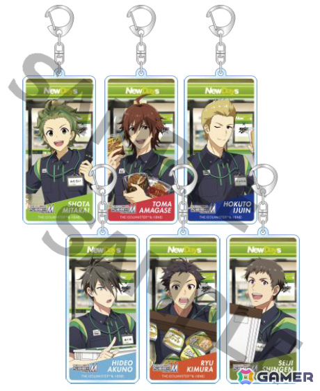 「アイドルマスター SideM」駅で働くアイドルたちの描きおろしコラボグッズが7月4日よりNewDaysで順次販売！の画像