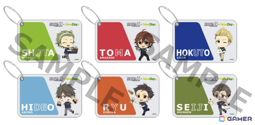 「アイドルマスター SideM」駅で働くアイドルたちの描きおろしコラボグッズが7月4日よりNewDaysで順次販売！の画像