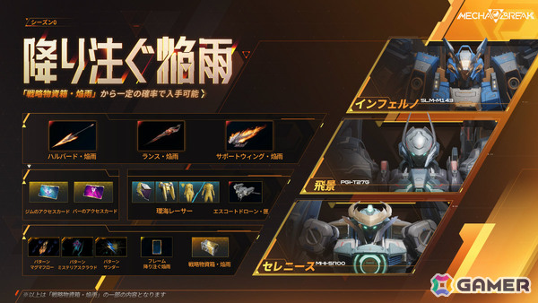 SFメカアクション「Mecha BREAK」新ストライカー「Stellari」「Serenith」やローンチキャンペーンなどシーズン0の情報が公開！の画像