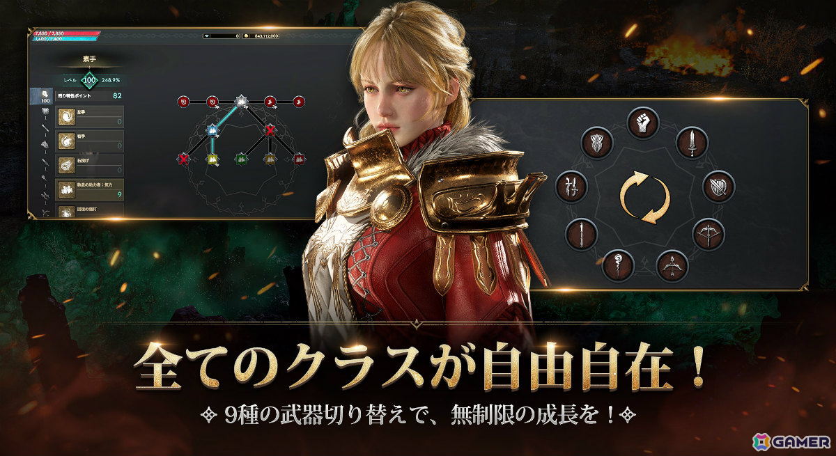 職業選択の自由度を極限まで高めたMMORPG「ロードナイン」事前登録受付が開始!限定アバタースキンなどの報酬をゲットしようの画像