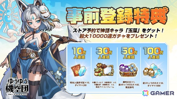 スチームパンク放置RPG「ゆうゆう機空団」がスマホで配信開始！最大10,000連無料ガチャが実施中の画像2